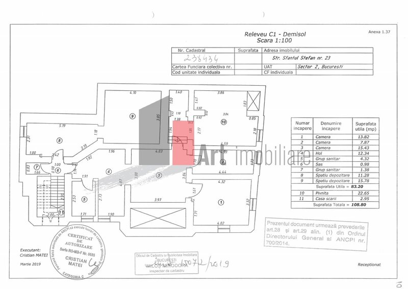 Armeneasca – Spatiu Comercial 7 Camere - Birouri Premium